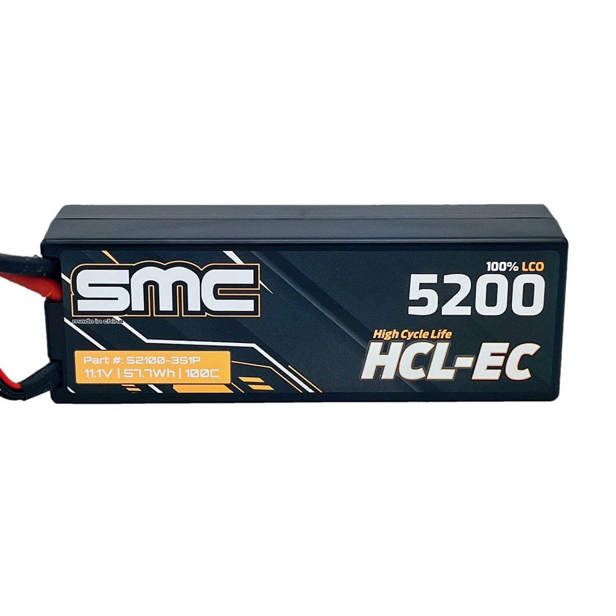 SMC 5200mAh 100C 3cell 11.1v LiPO -TRX PLUG