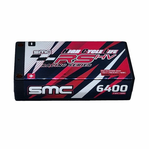 SMC 6400mAh 120C 2cell 7.6v Shorty 5mm